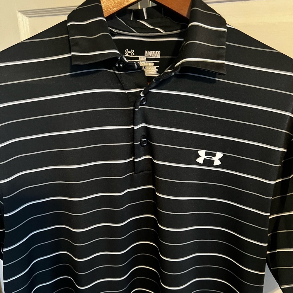 Men’s Under Armour Cold Black golf shirt